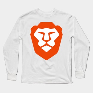 Brave Browser Logo Long Sleeve T-Shirt